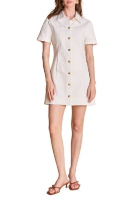 chinese dress ladies Denim Mini Dress – English Factory main image 0