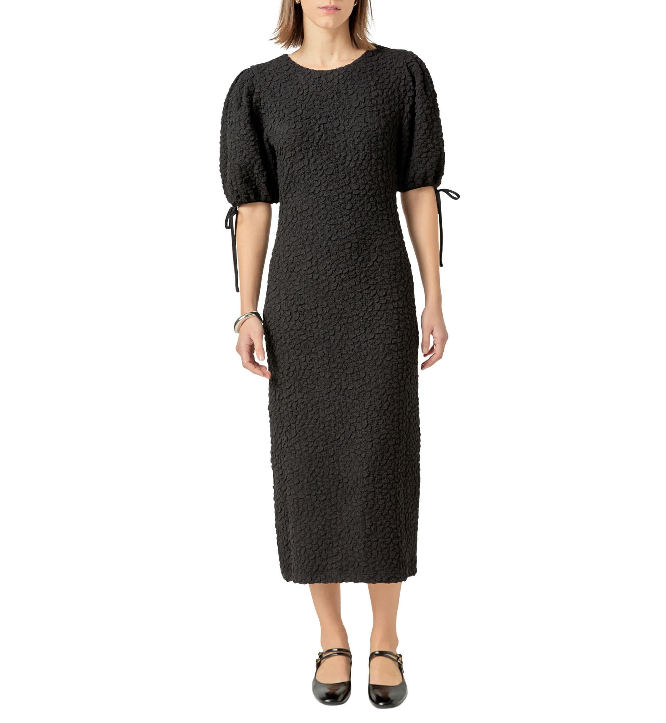 Smocked Midi Dress
