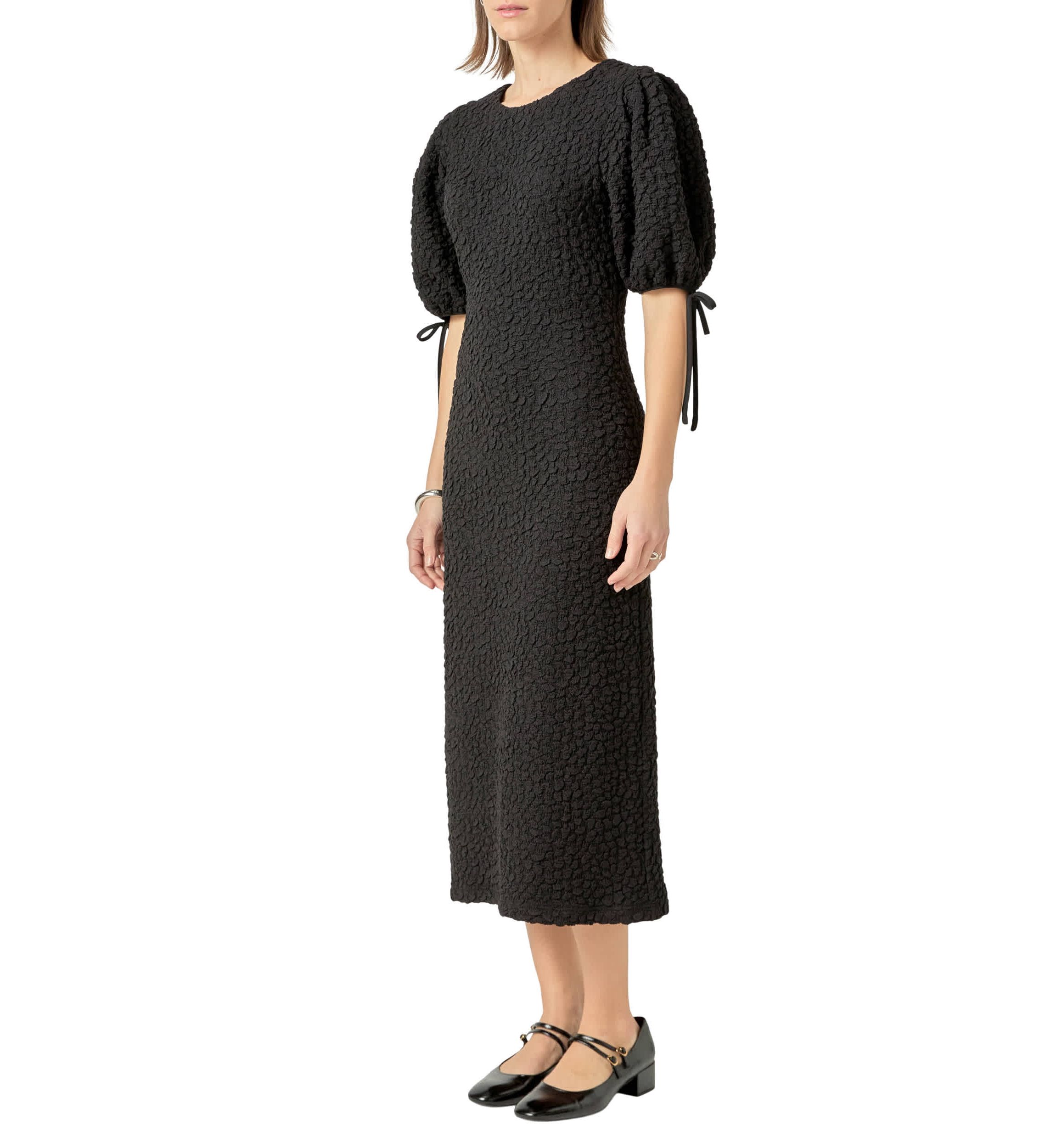 Smocked Midi Dress