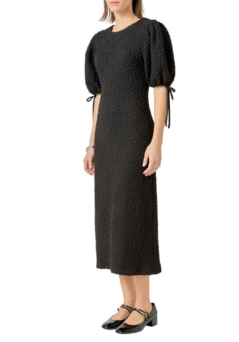 Smocked Midi Dress