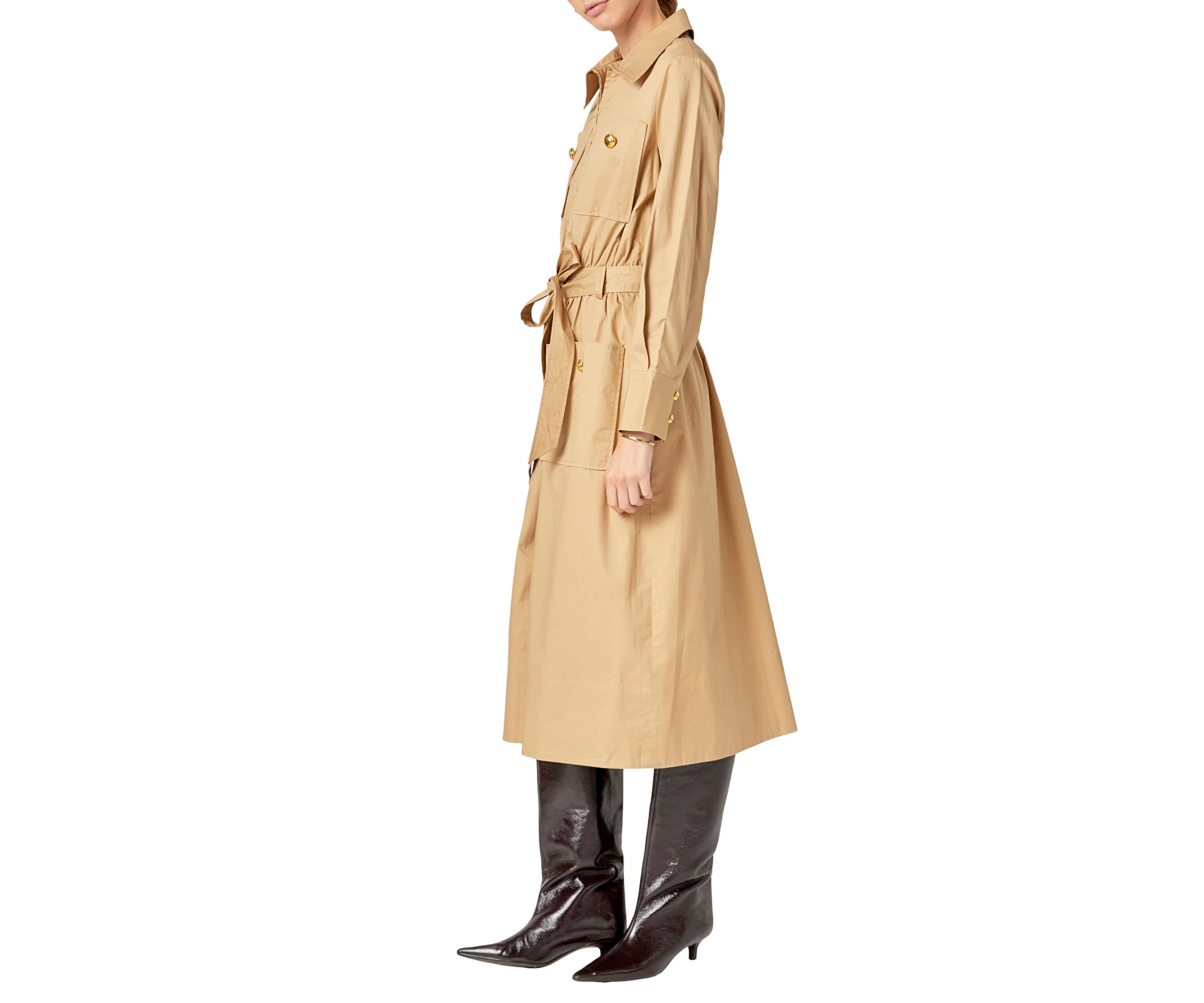 BIG POCKET MIDI DRESS