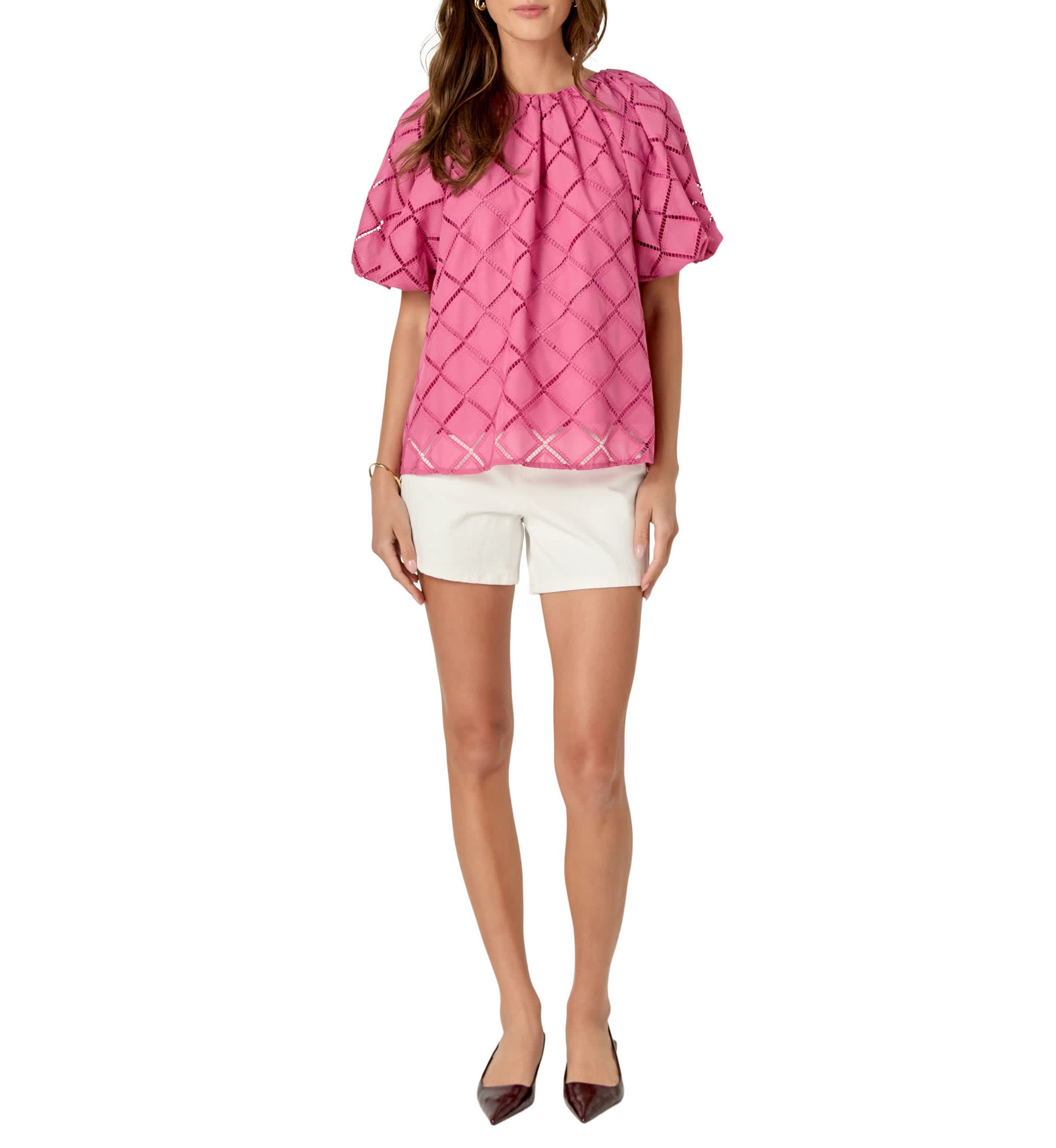 Embroidered Cotton Top