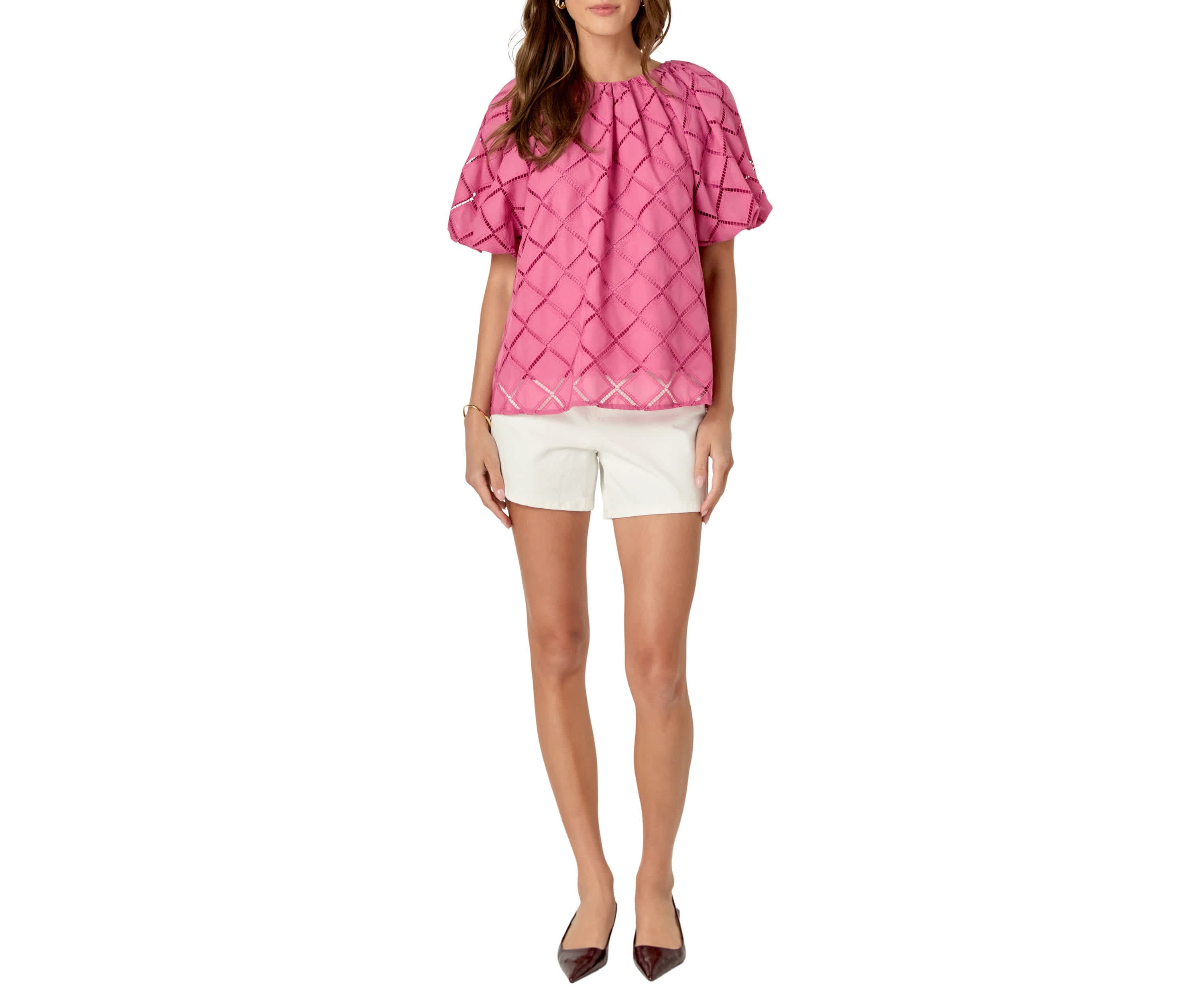 Embroidered Cotton Top