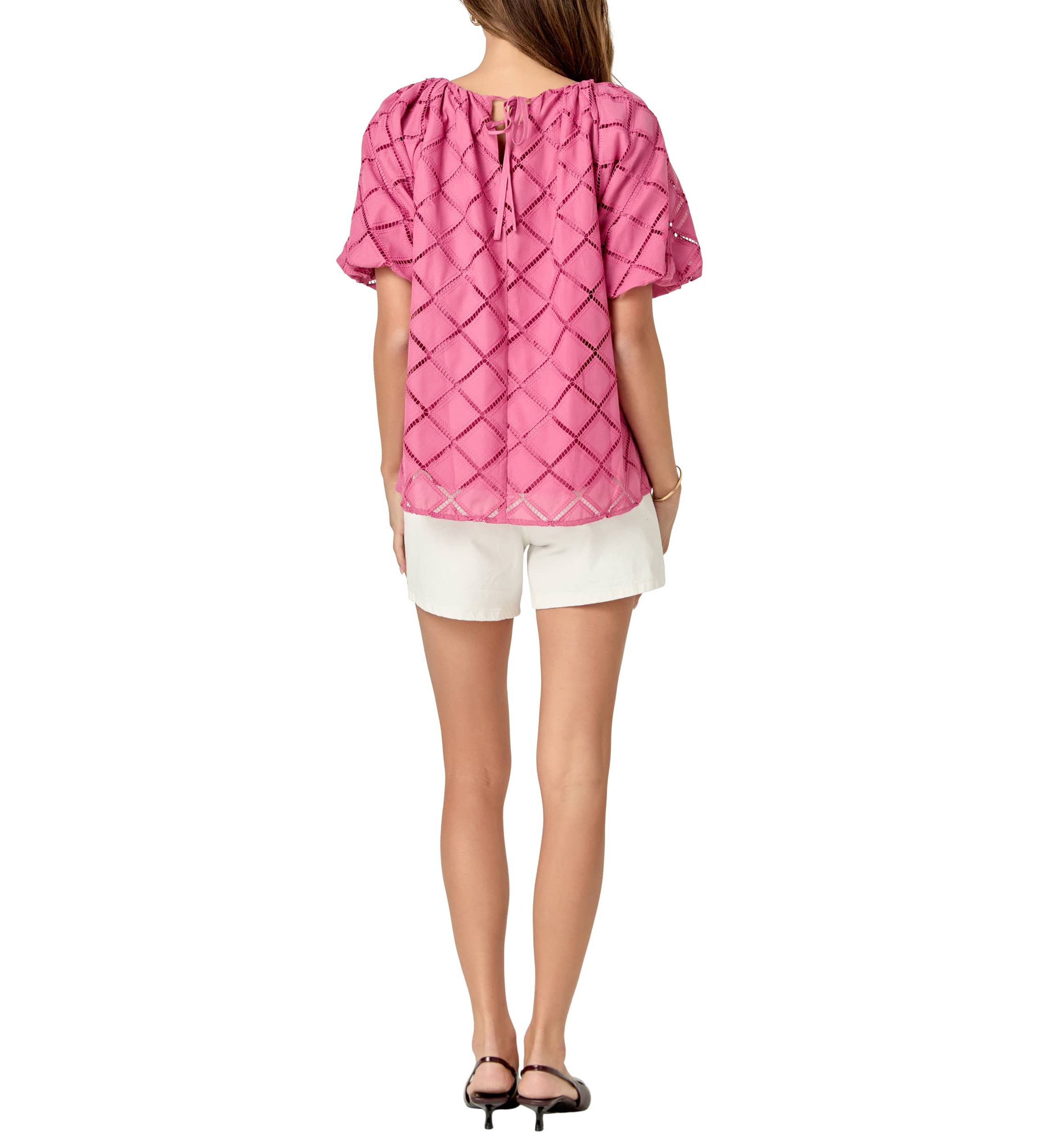 Embroidered Cotton Top