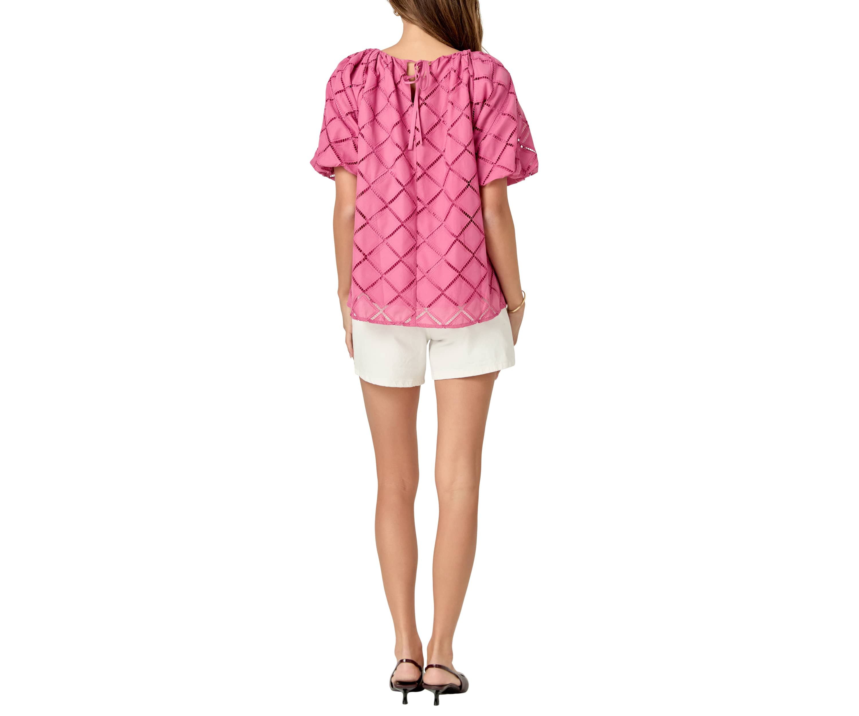 Embroidered Cotton Top