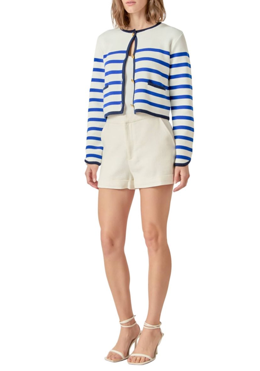 STRIPE CARDIGAN