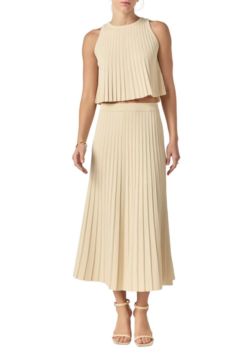 KNIT SLEEVELESS TOP