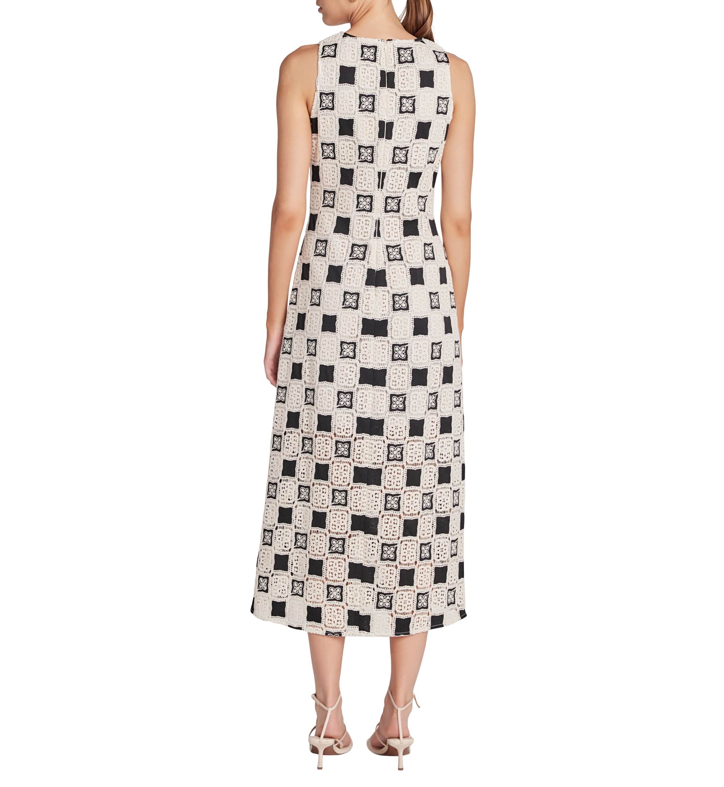 CROCHET PATCHWORK SLEEVELESS DRESS