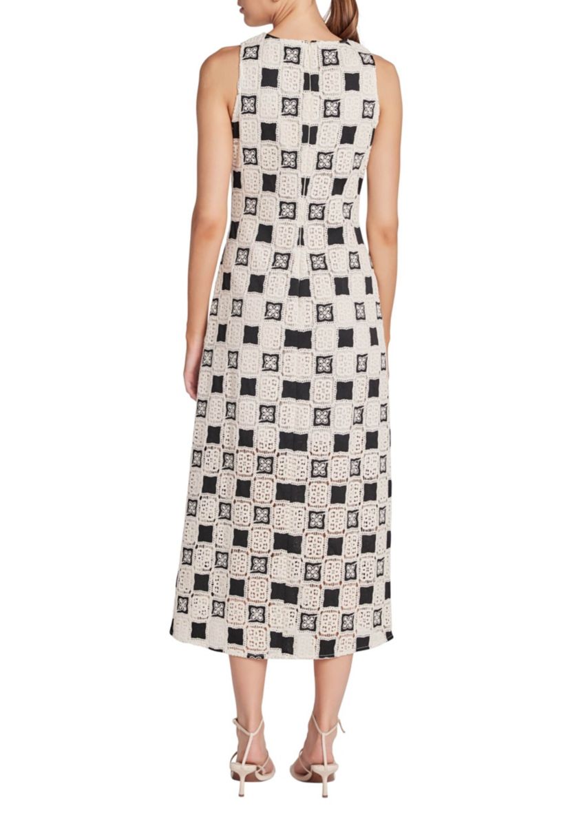 CROCHET PATCHWORK SLEEVELESS DRESS