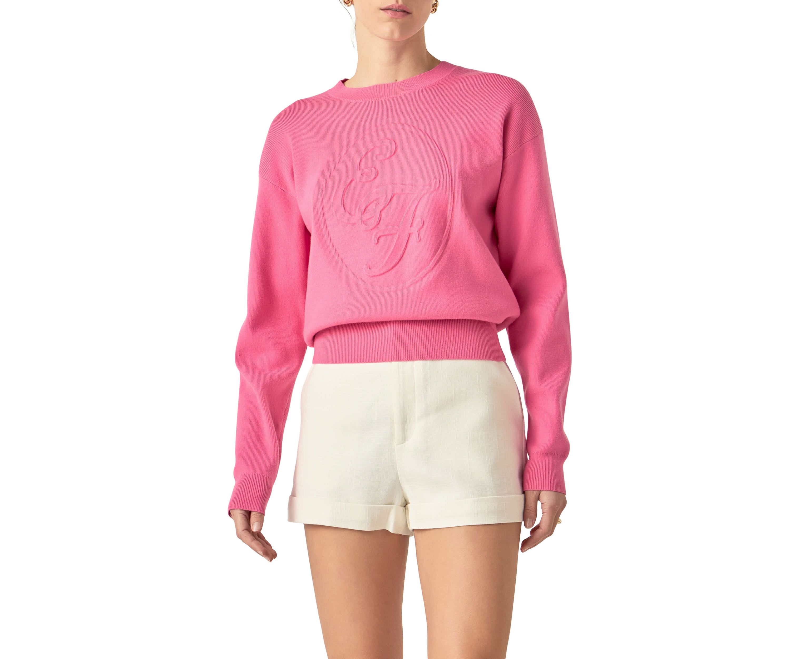 Embo Logo Knit Vest