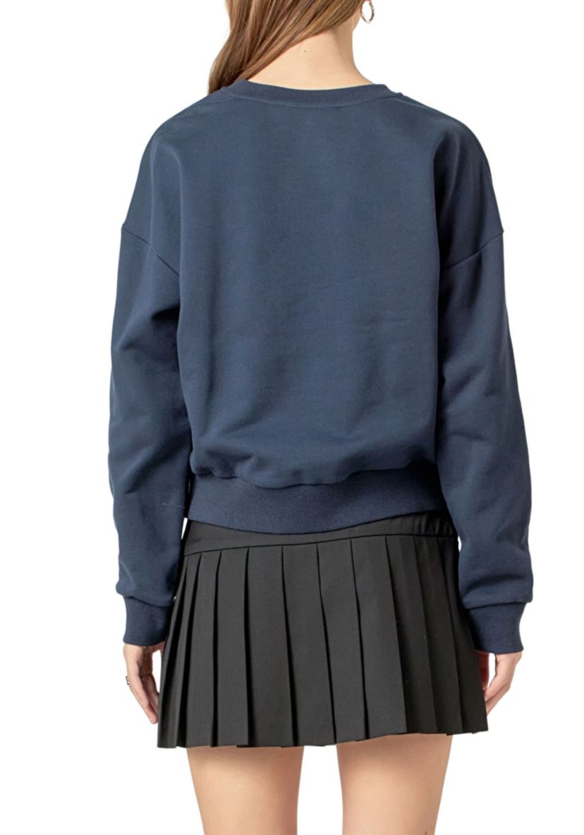 EF Velvet Patch Sweatshirt