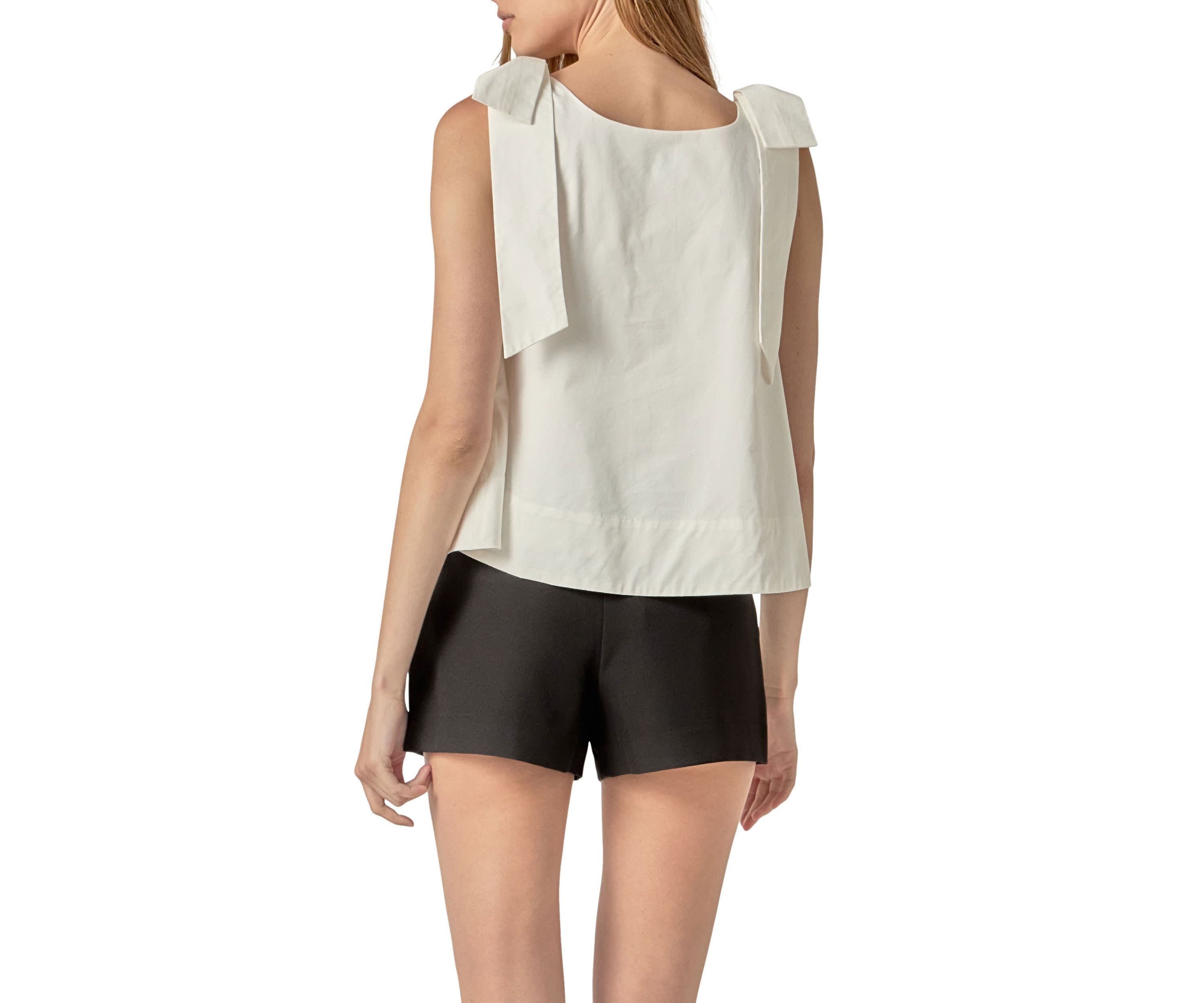 BOW SLEEVELESS TOP