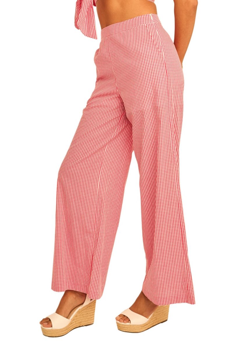 CHECKERED PANTS