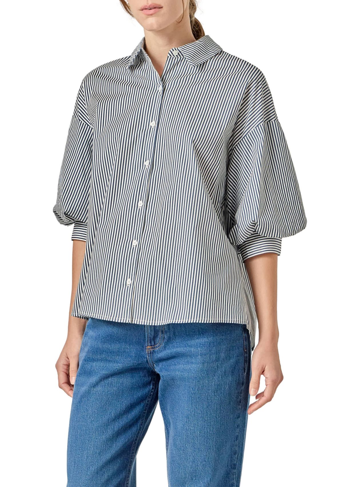 Striped Button Down Shirt
