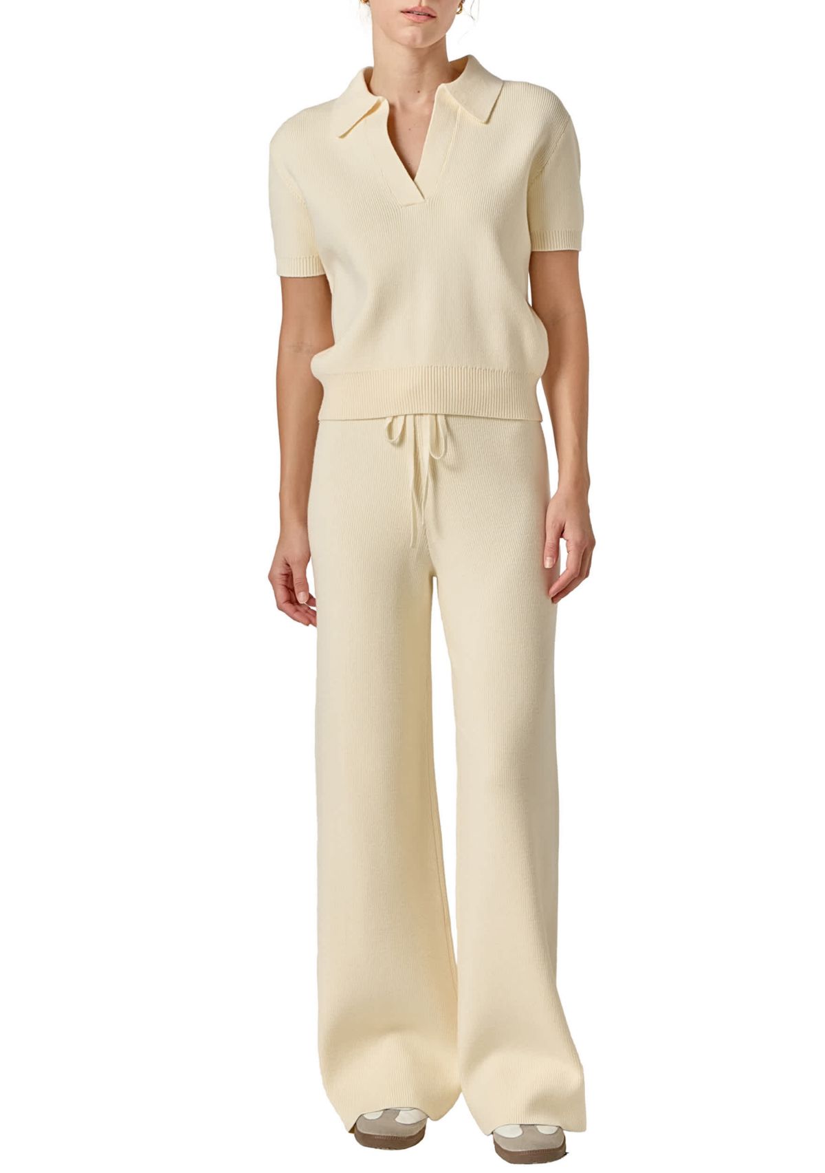 STRING KNIT PANTS