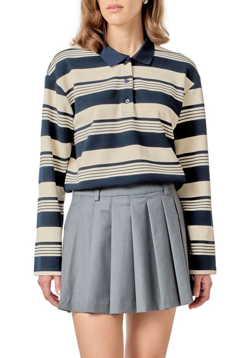 STRIPED POLO SHIRT