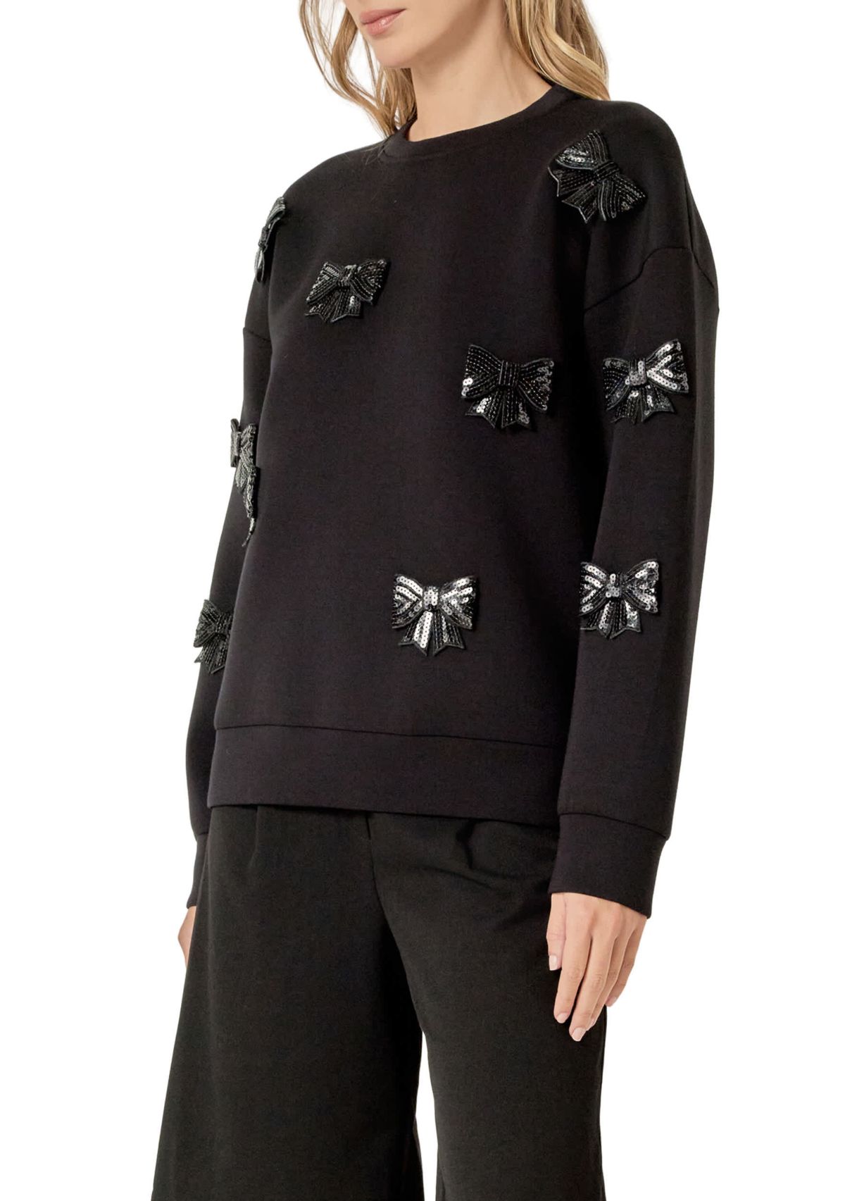 PEARL BOW SCUBA SWEATSHIRT