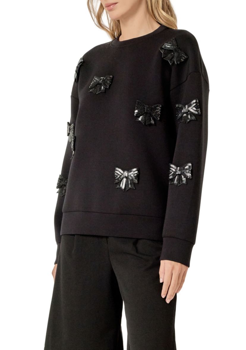 PEARL BOW SCUBA SWEATSHIRT