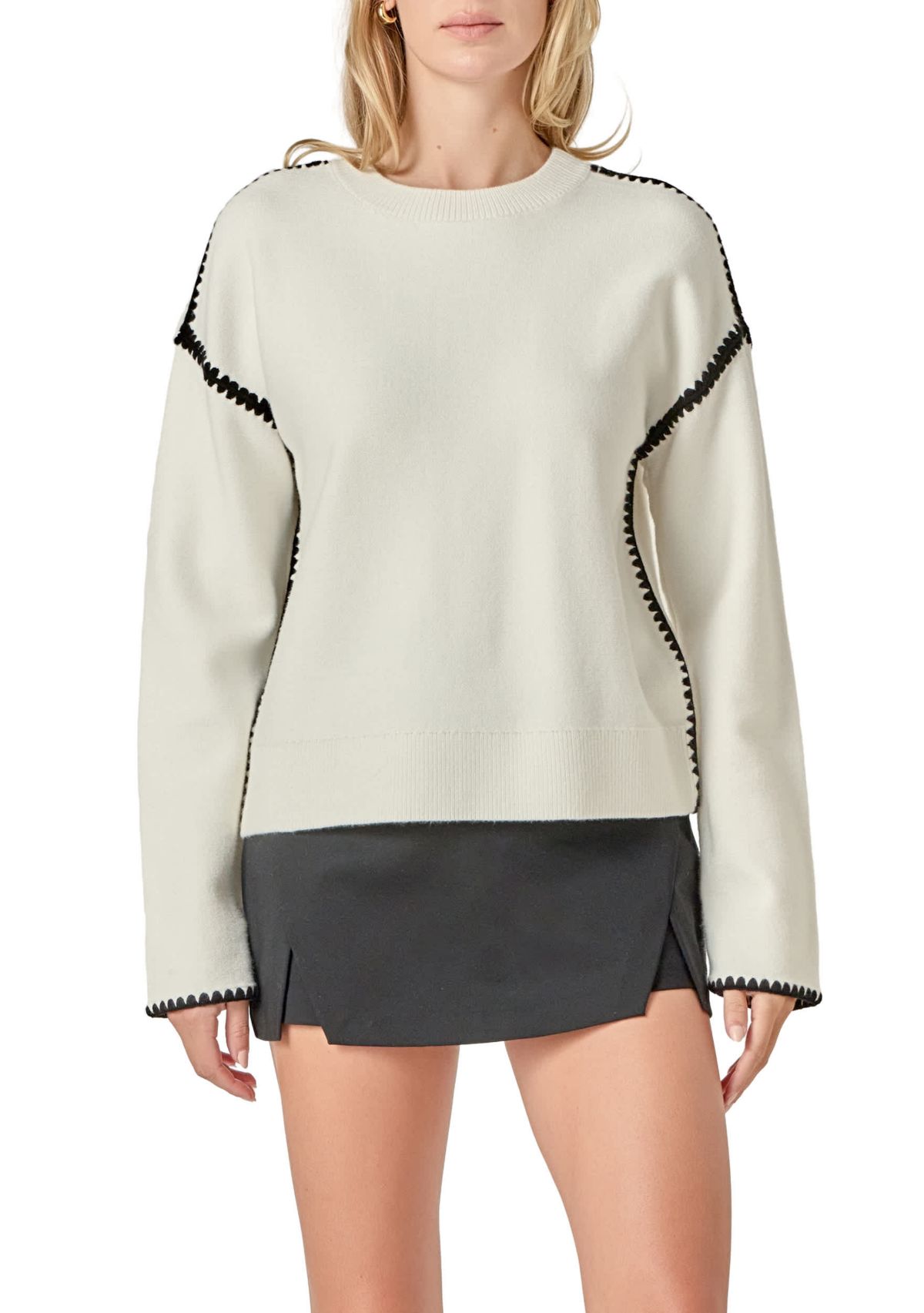 Embroidery Detailed Sweater