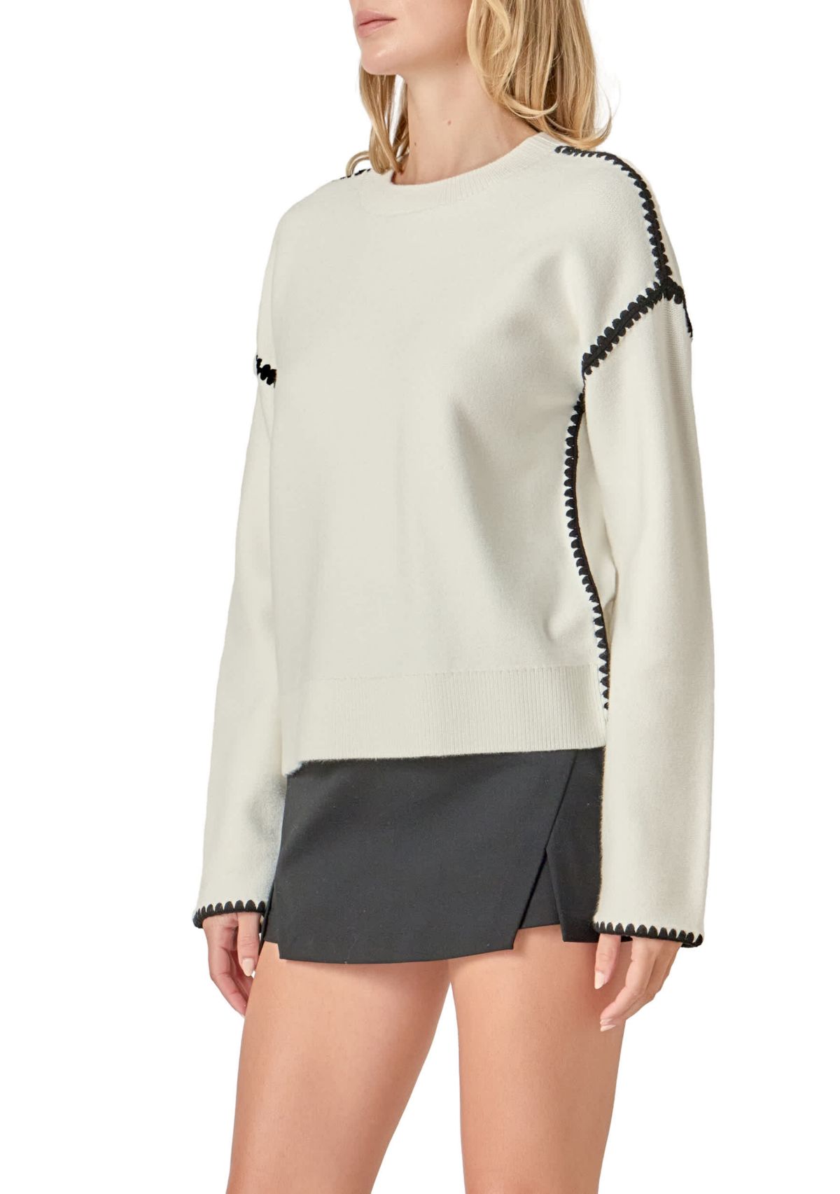 Embroidery Detailed Sweater