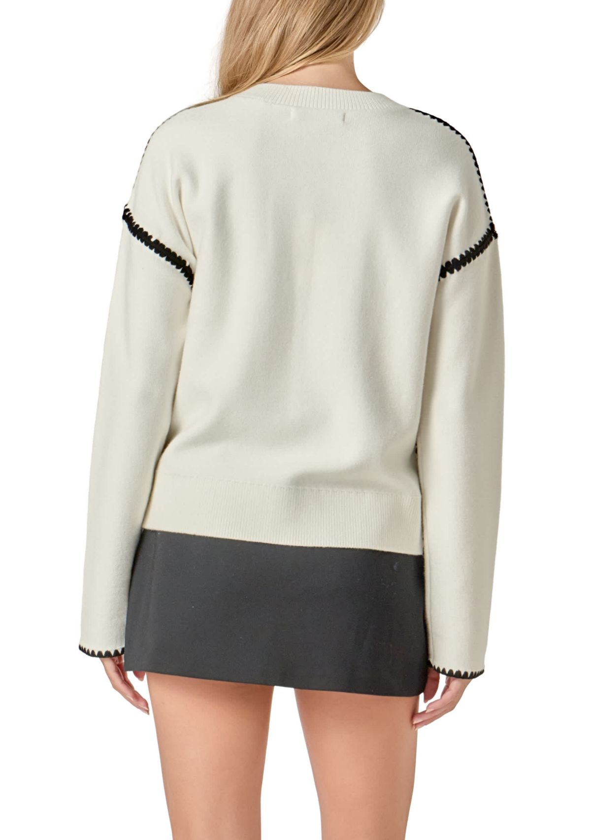 Embroidery Detailed Sweater