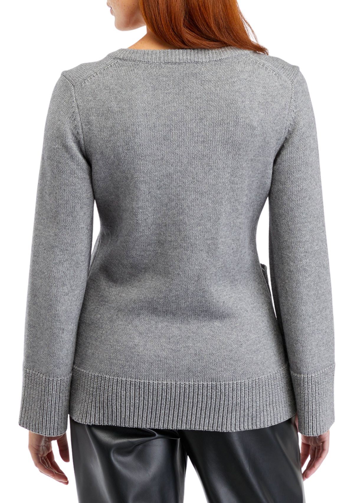 Womens Round Neck Cardigan