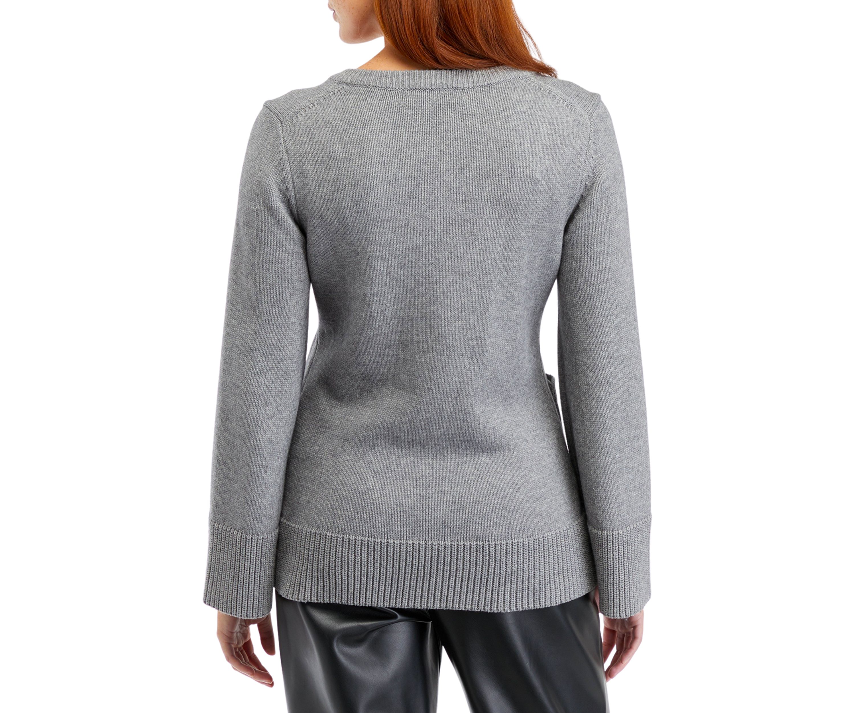 Womens Round Neck Cardigan