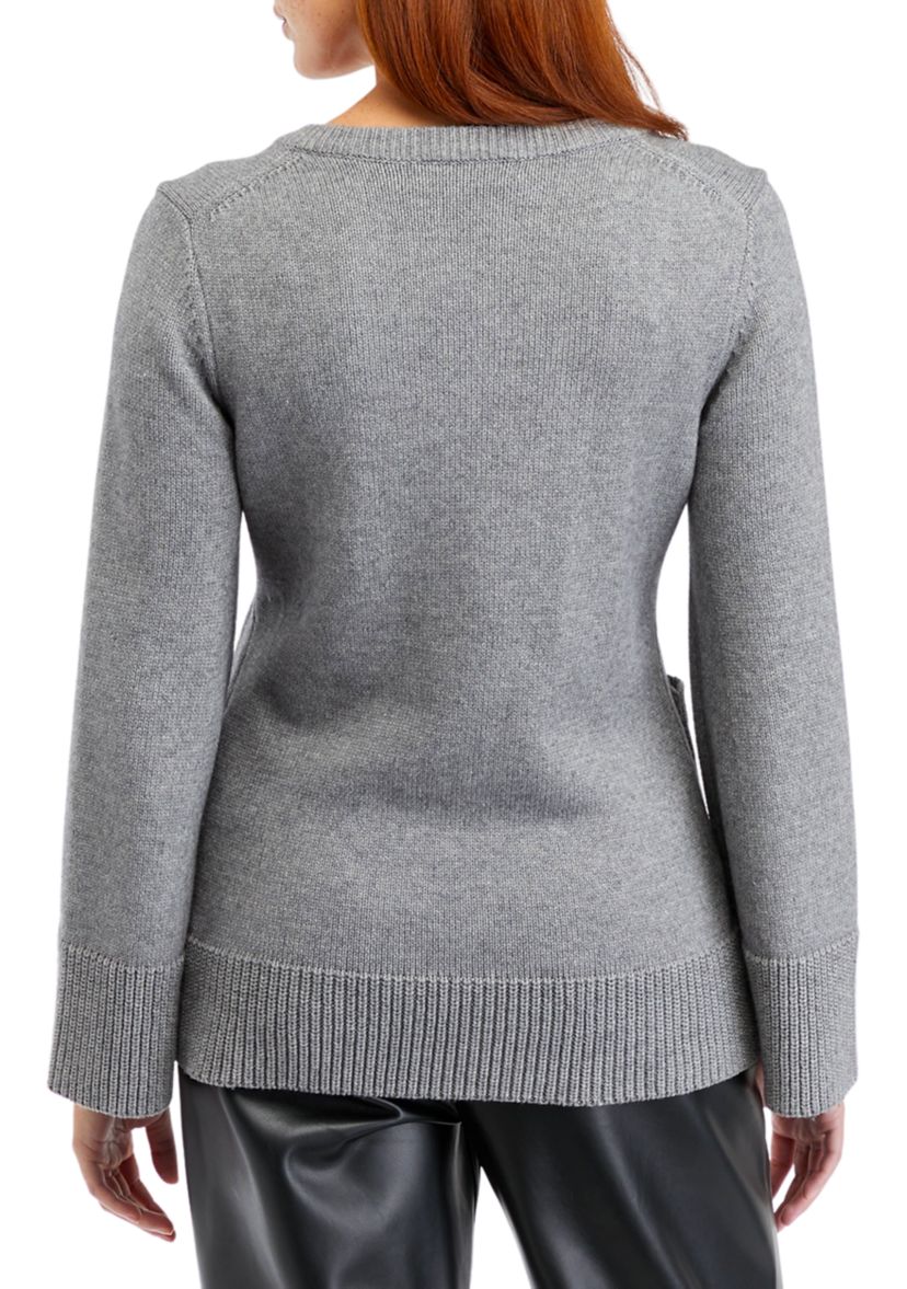 Womens Round Neck Cardigan