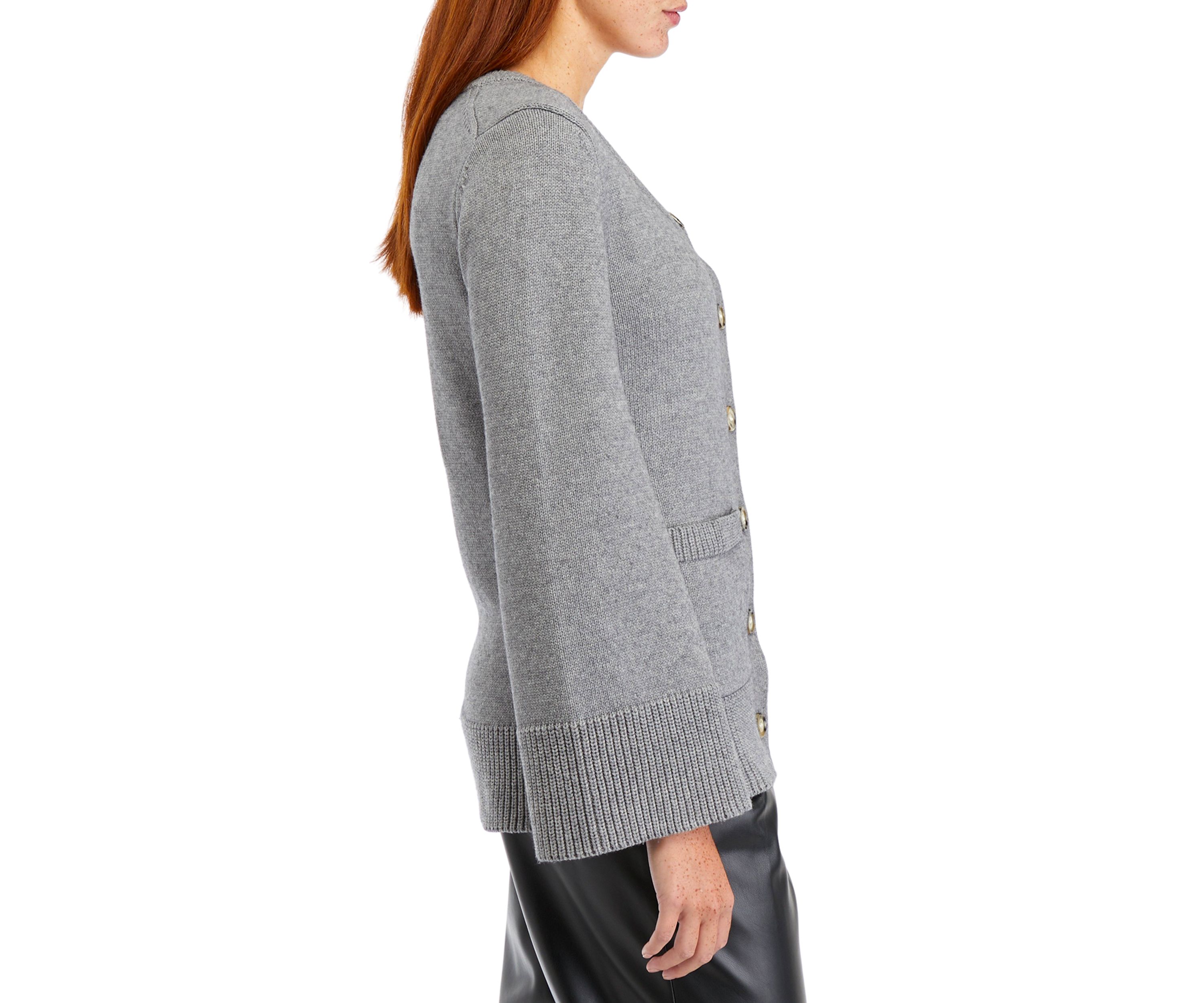 Womens Round Neck Cardigan