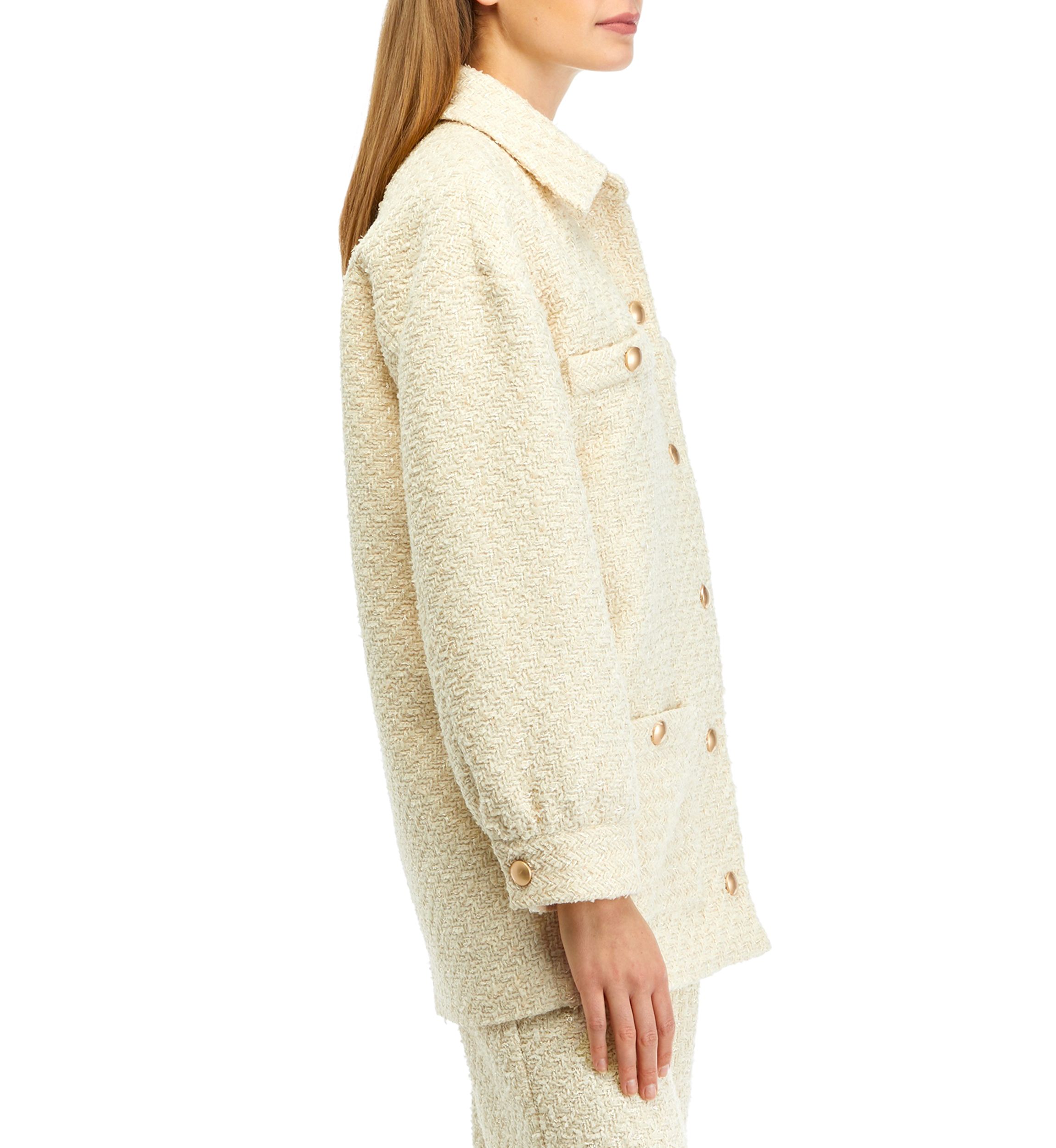 Tweed Shirt Jacket 