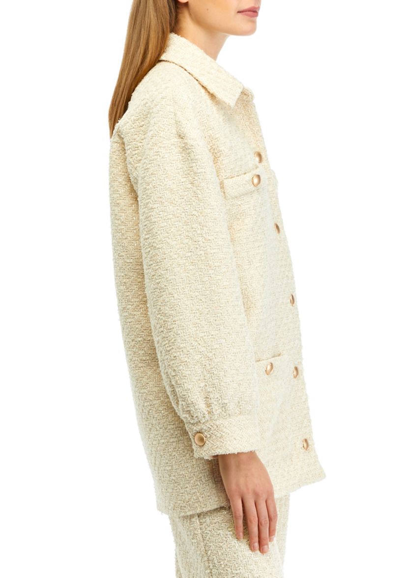 Tweed Shirt Jacket 