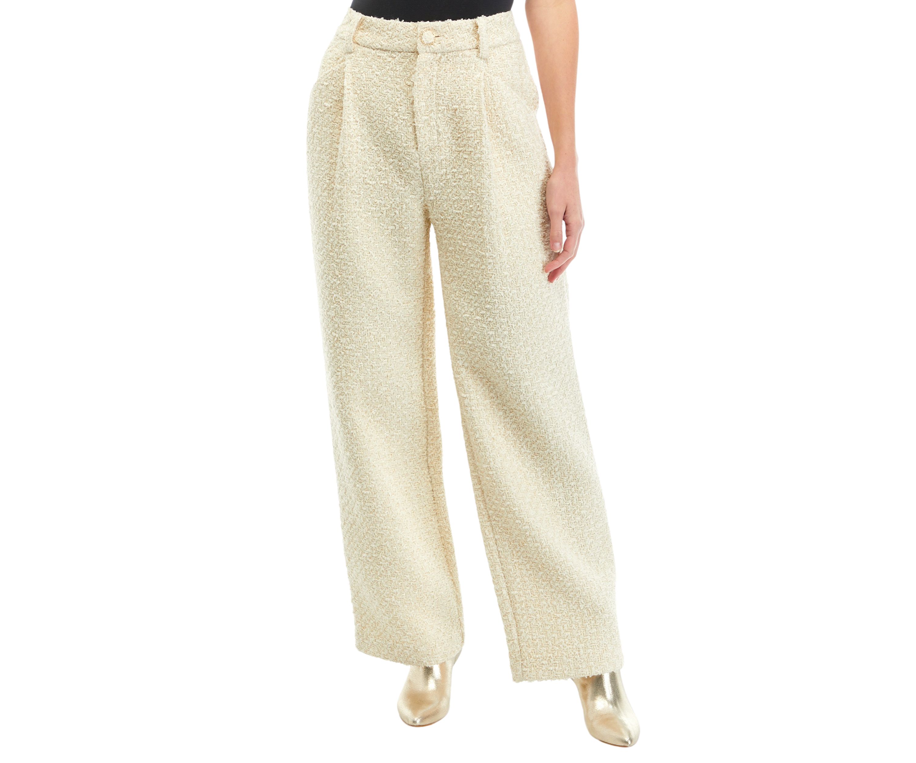 Womens Tweed Trouser Pants