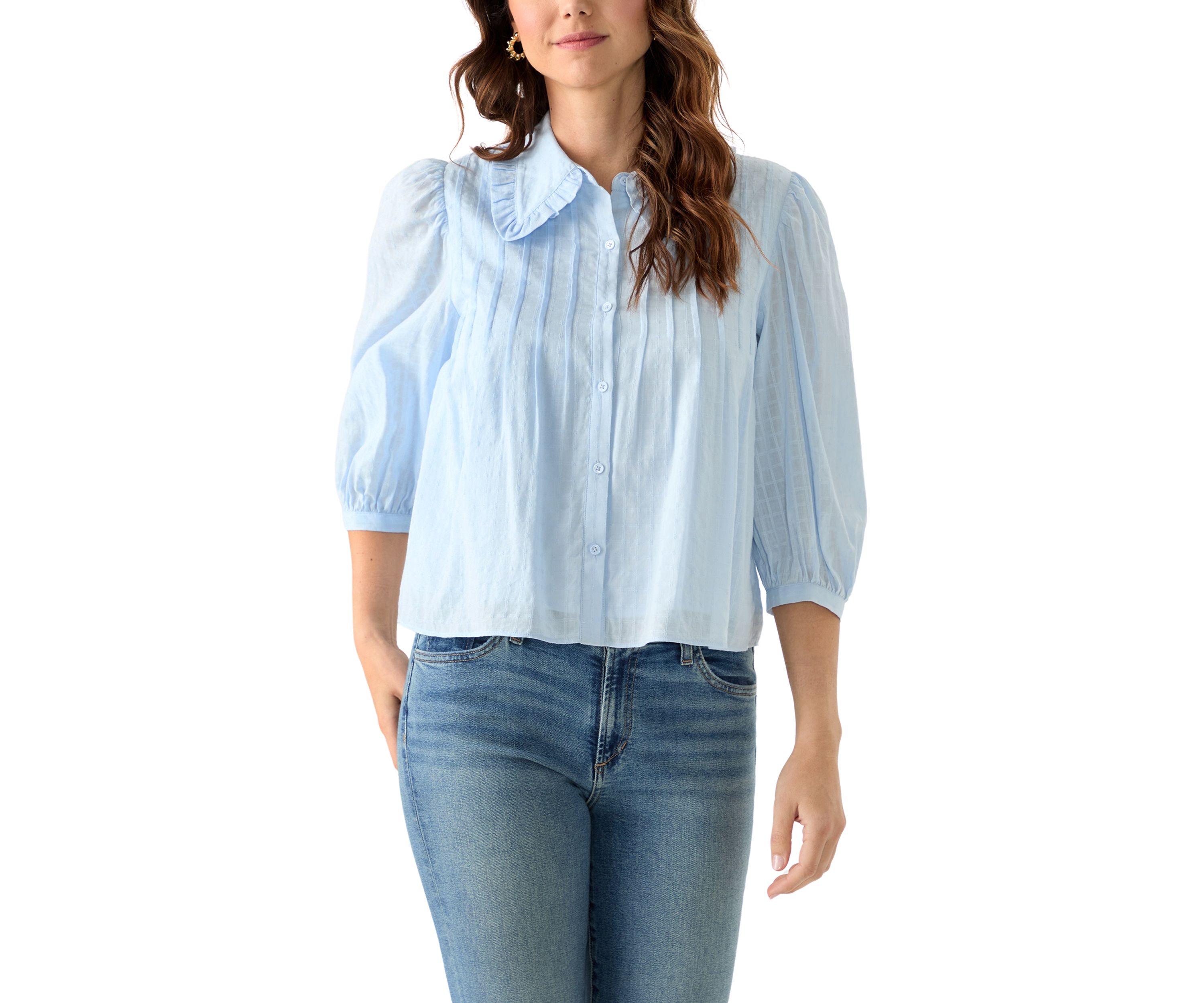 Ruffled Collar Blouse