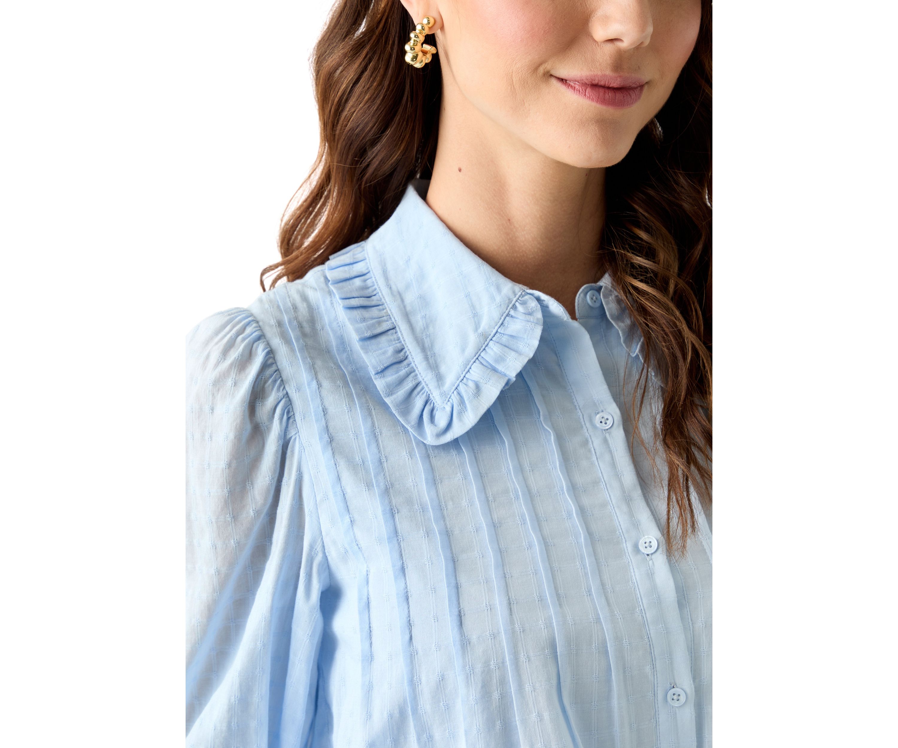 Ruffled Collar Blouse
