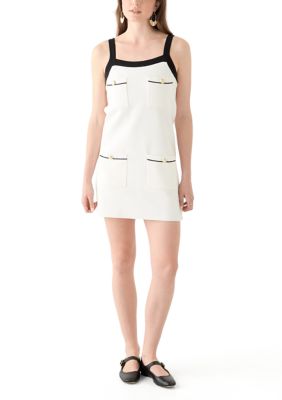 ENGLISH FACTORY Women's Knit Mini Dress With Pockets