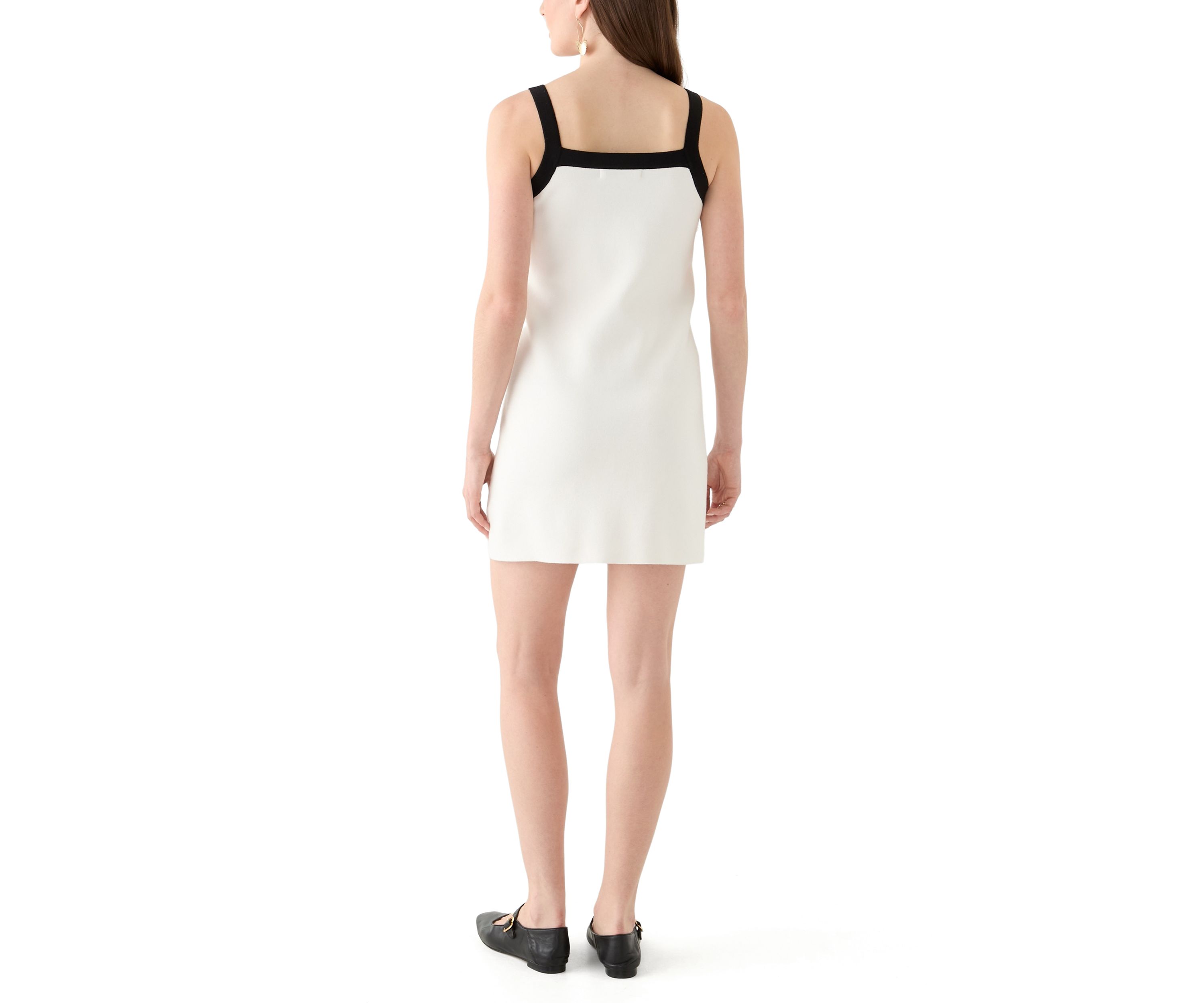 Knit Mini Dress With Pockets