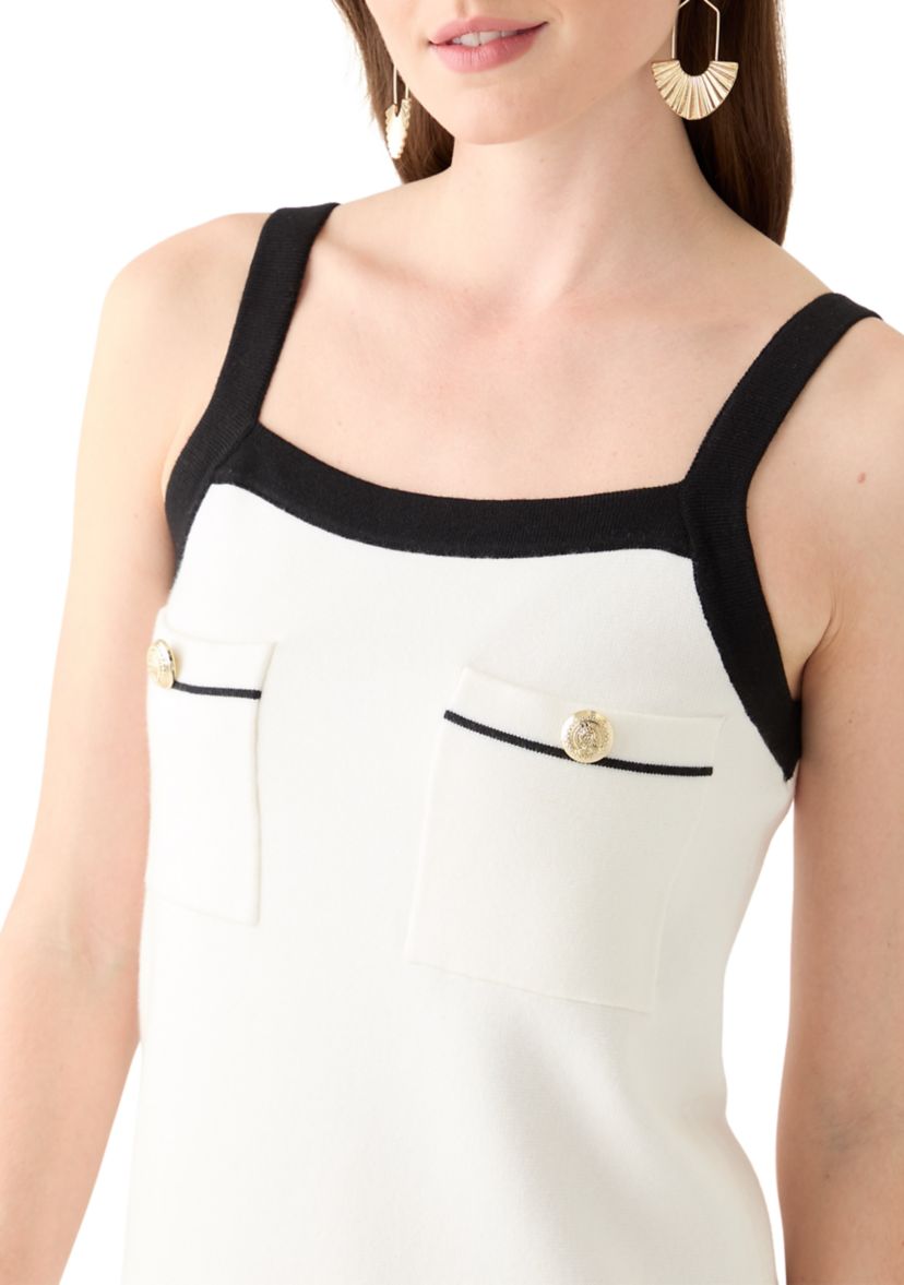 Knit Mini Dress With Pockets