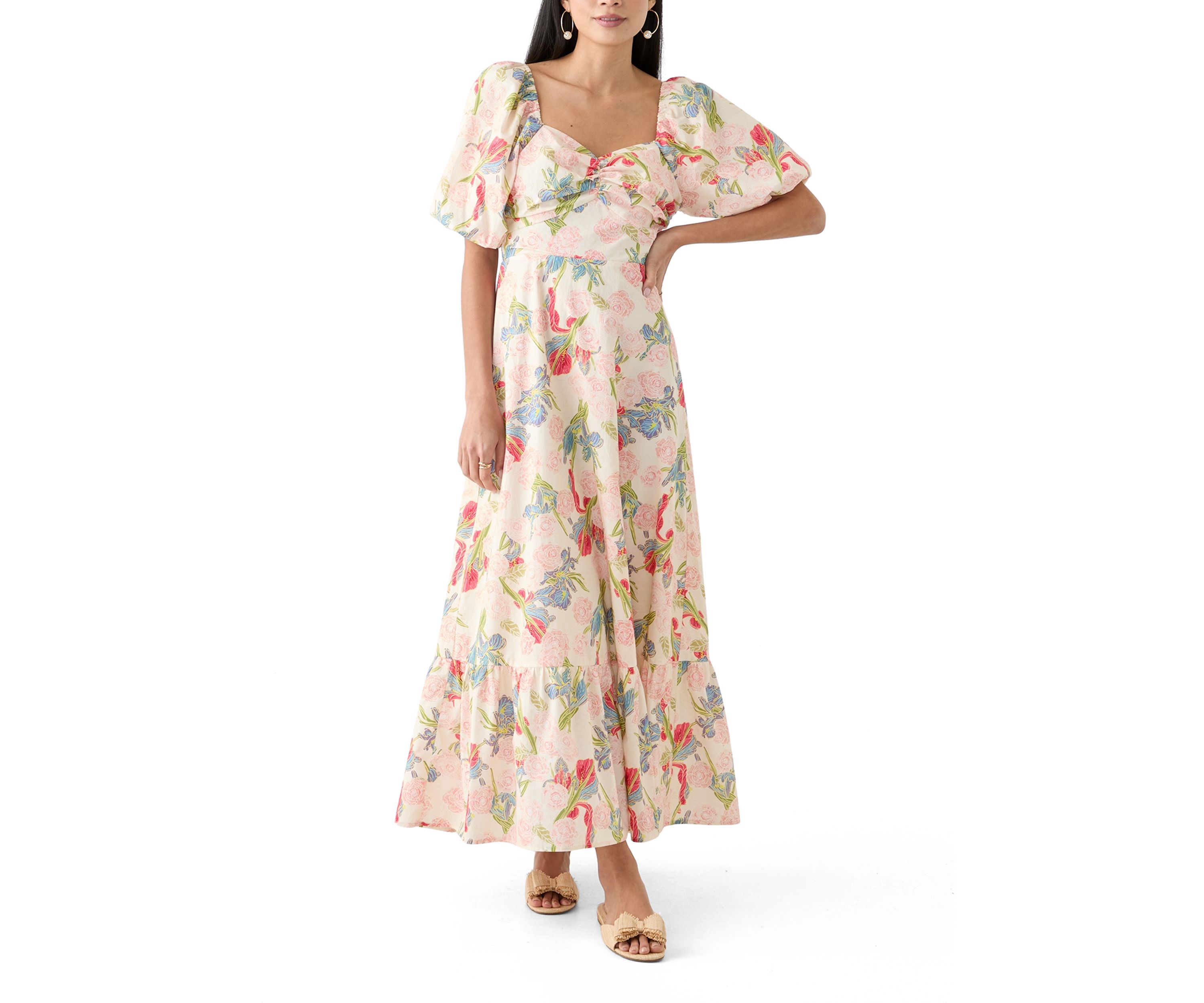 Floral Print Maxi Dress