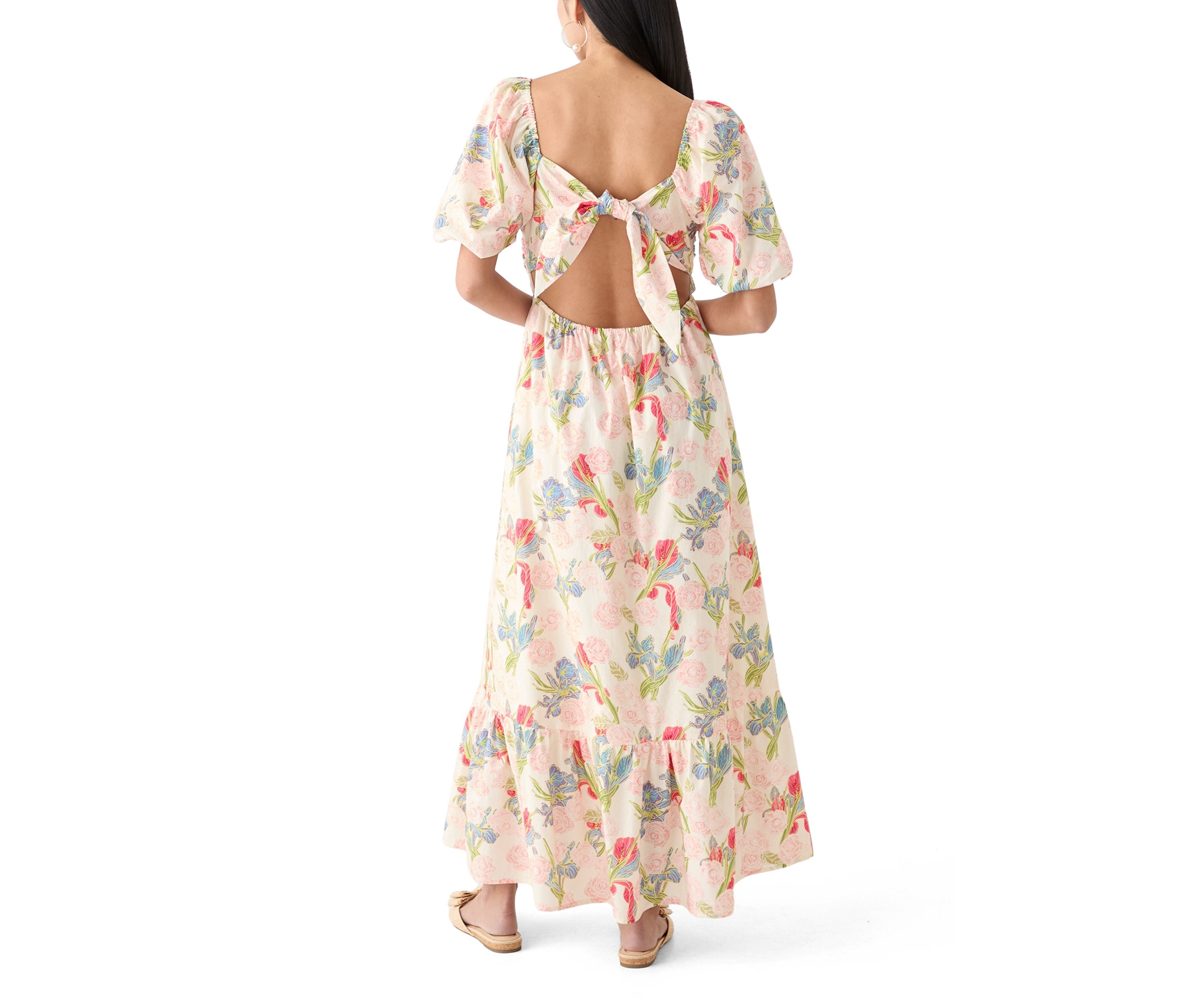 Floral Print Maxi Dress