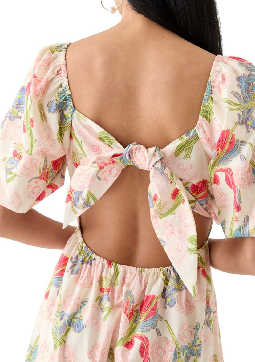 Floral Print Maxi Dress