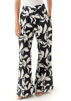 ENGLISH FACTORY Women's High Waist Extra Long Pants