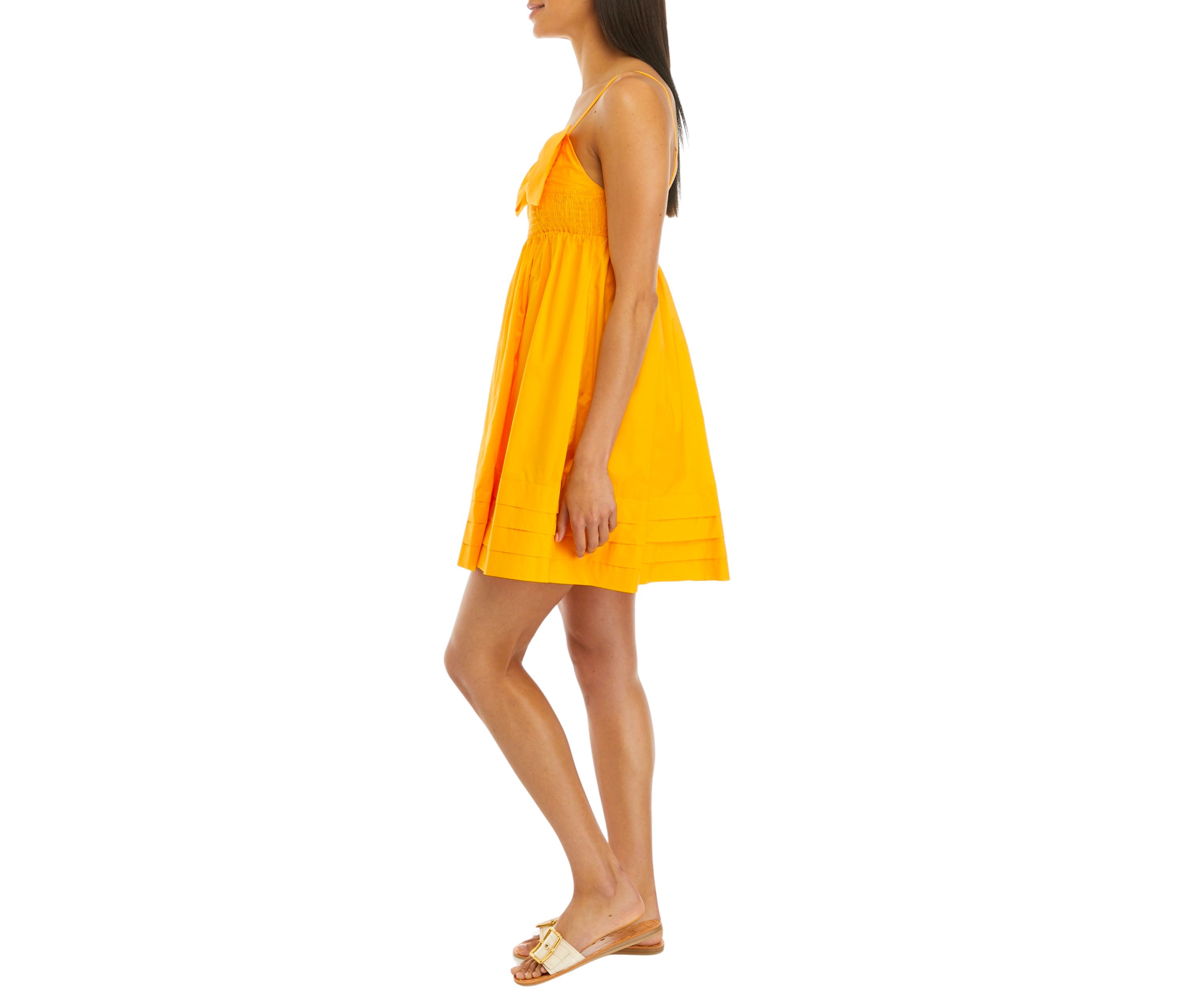 Womens Bow Mini Dress