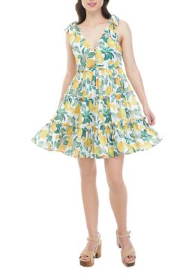 Elle lemon cheap dress