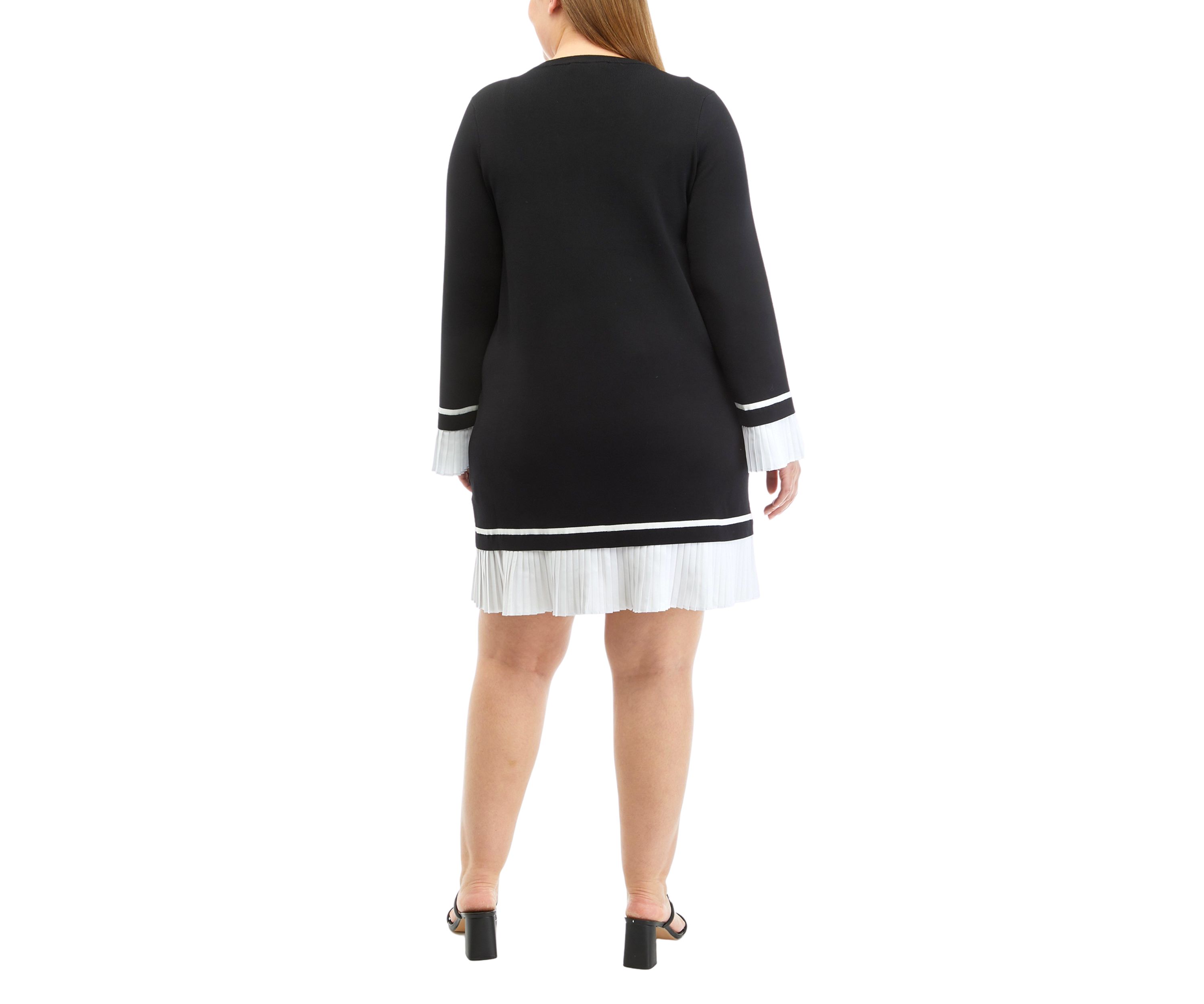Plus Size Mixed Media Dress