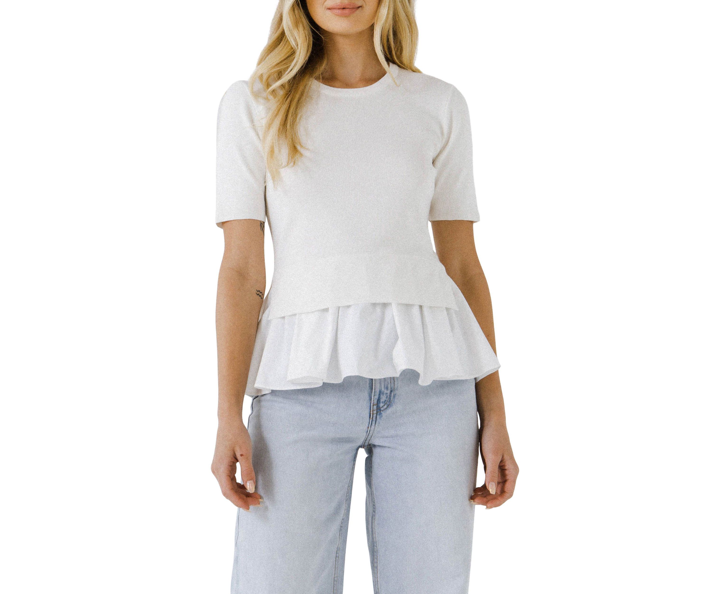 Mix Media Sweater