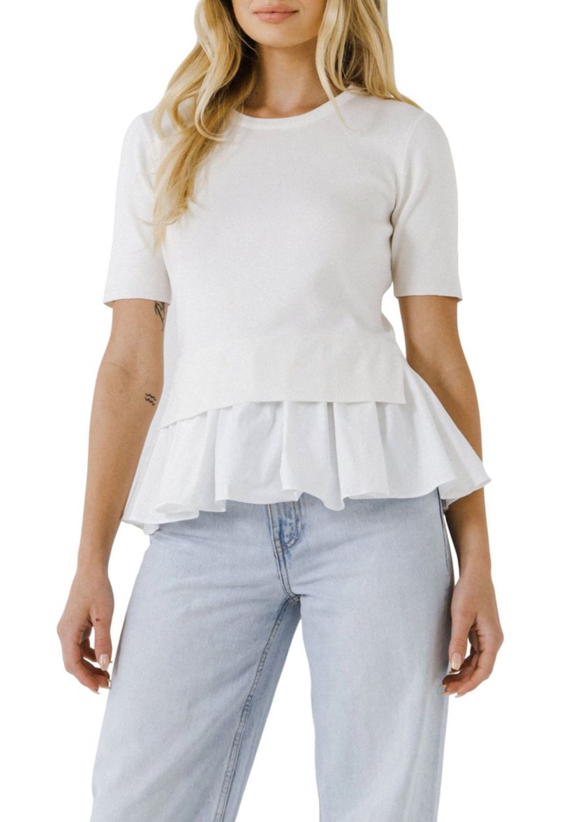 Mix Media Sweater