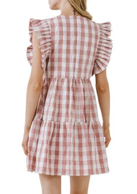 Gingham Mini Dress