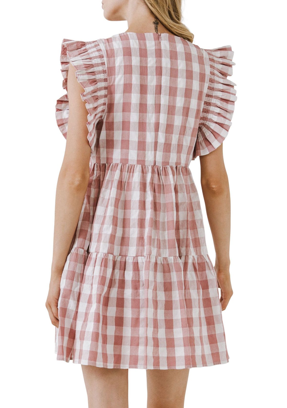 Gingham Mini Dress