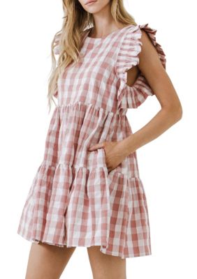 Gingham Mini Dress