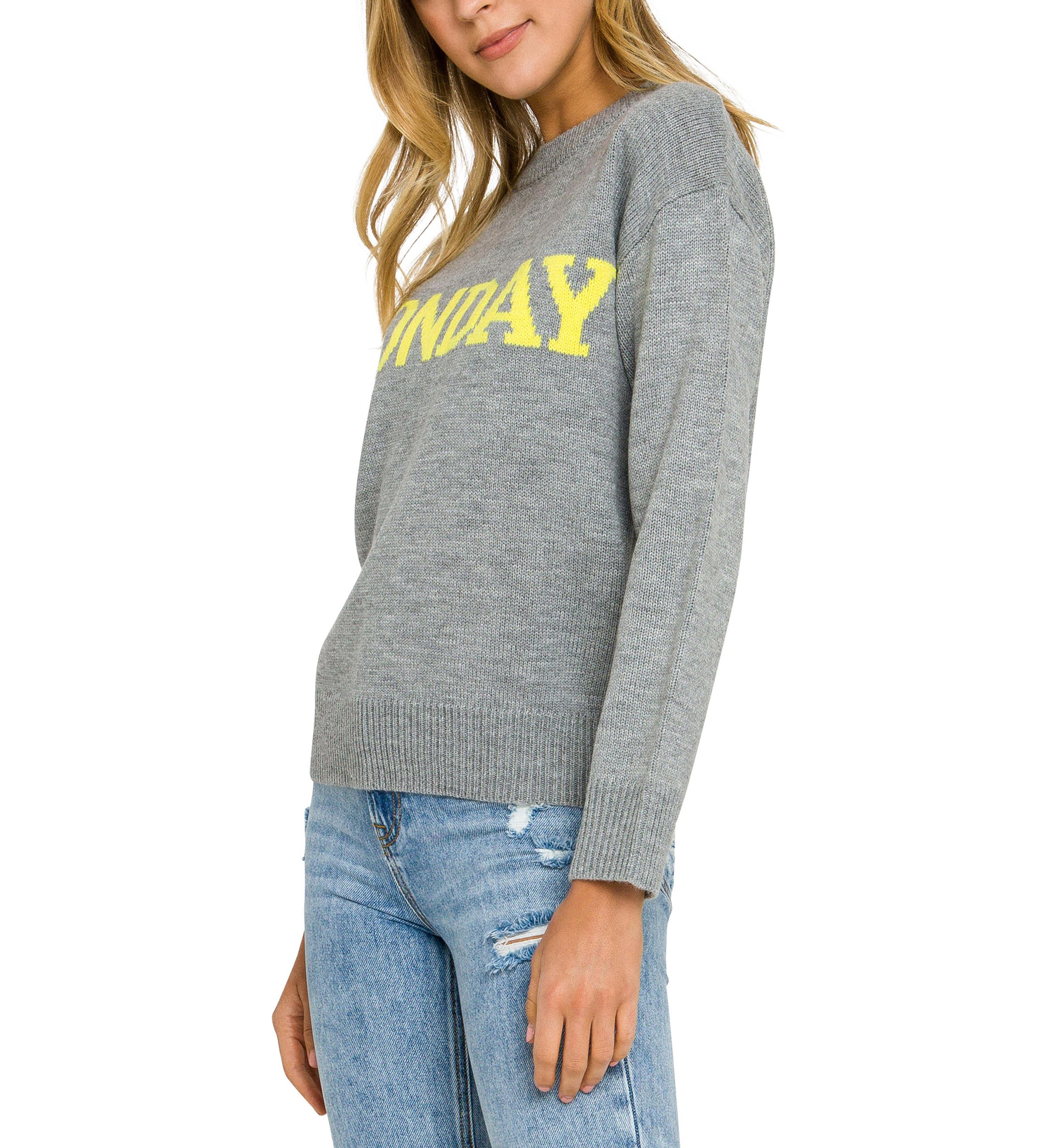 Week Motif Sweater